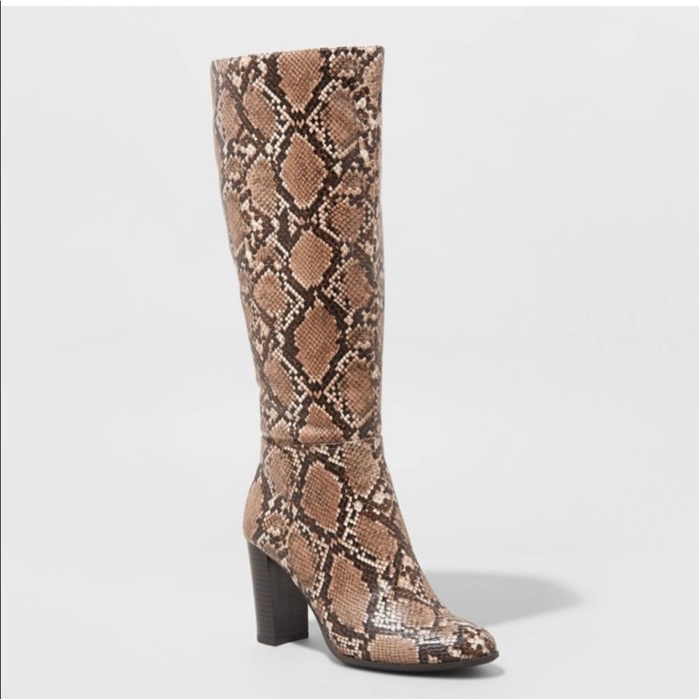 Women's Knee High Heeled Boots